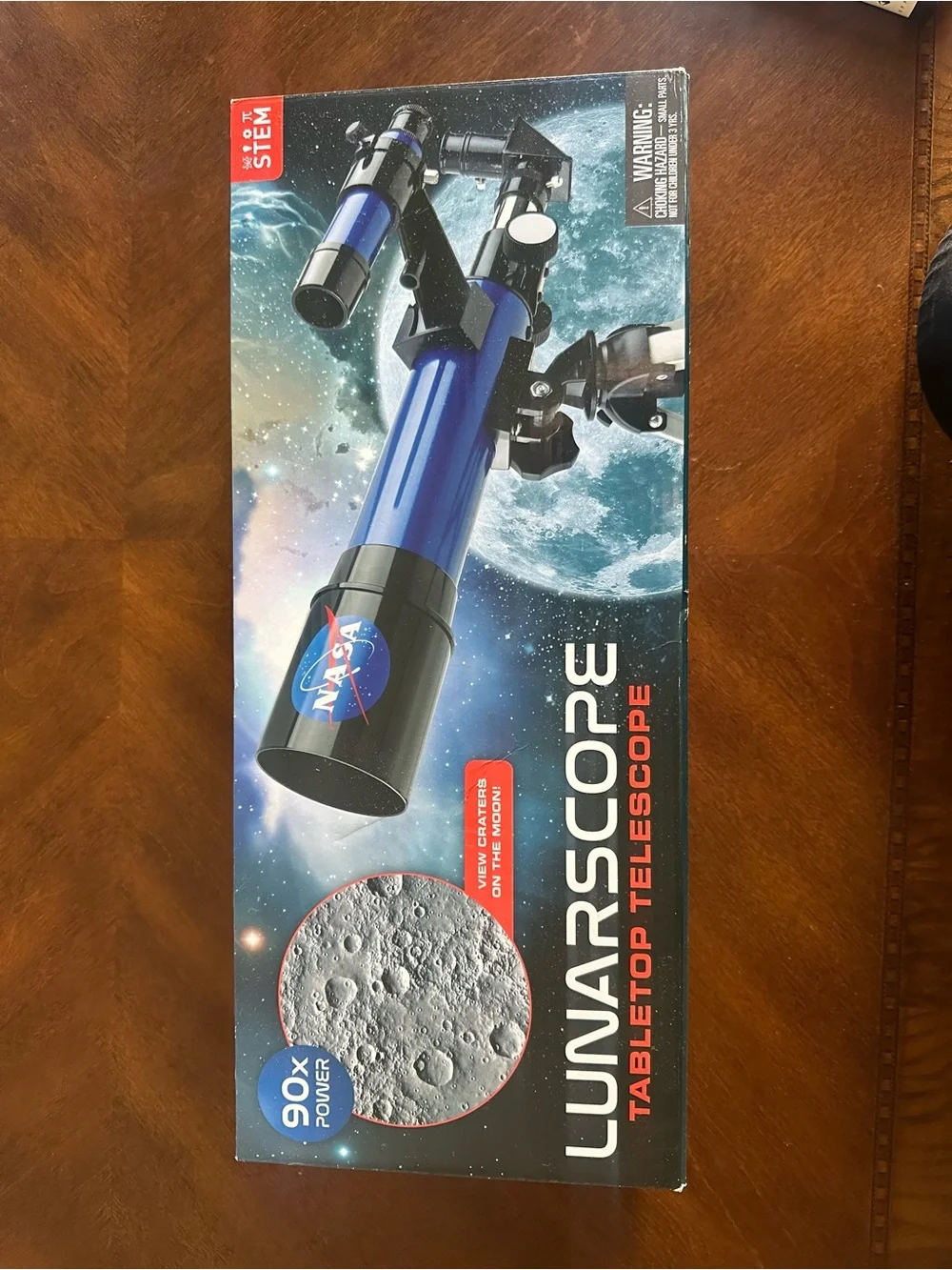NASA Lunar Telescope for Kids Ages 8-12 with Tripod and Finder Scope and Book